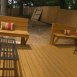 Deck in back of house