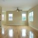 Living and dining areas