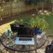 Private rear deck and yard
