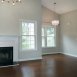 Living room and dine area