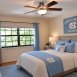 Both Bedrooms are BIG! Both have ceiling fans and wood floors!